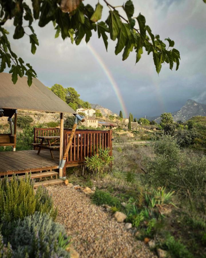 Can Elisa Safari Tent Tarbena Экстерьер фото